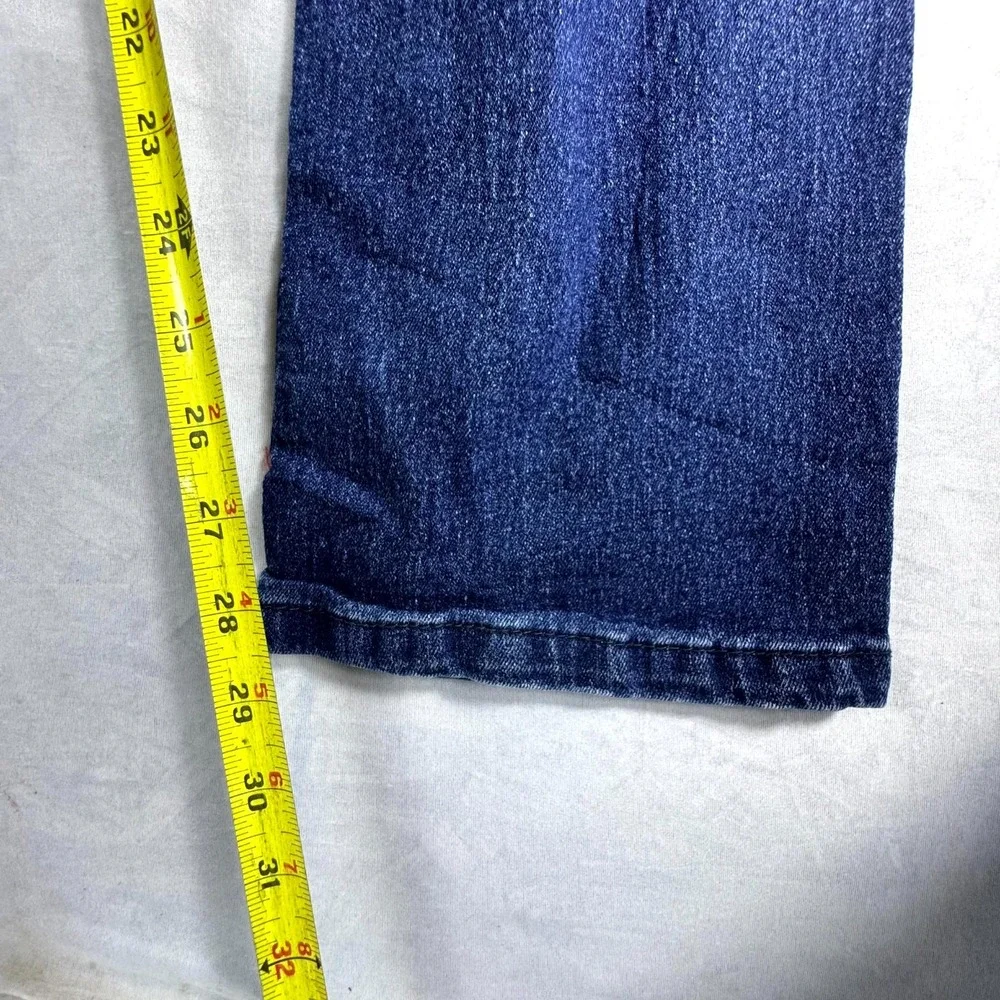 Beverly Hills Polo Club Straight Jeans Mens 34x32 Blue Denim Rider Logo Travel